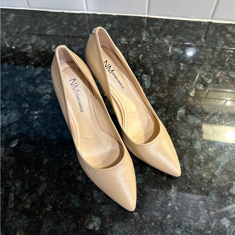 Nude heels - Neiman Marcus